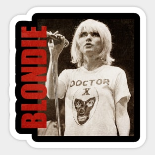 TEXTURE ART-Blondie - Retro Aesthetic Fan Art Sticker